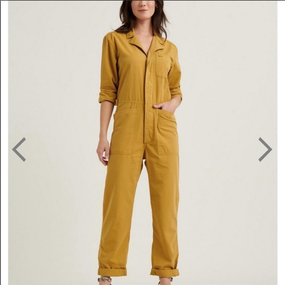 Lucky Brand Mustard Coveralls